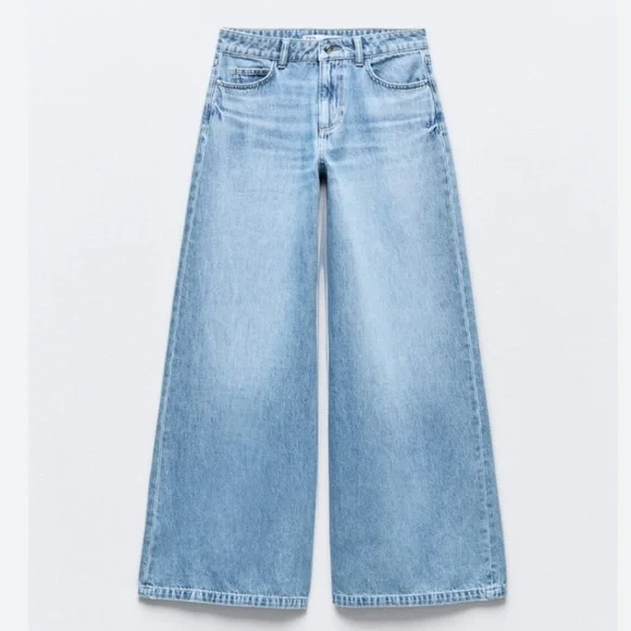 パンツ zara elephant denim Zara | Jeans | Nwt Zara Elephant Leg Low Rise Full Length